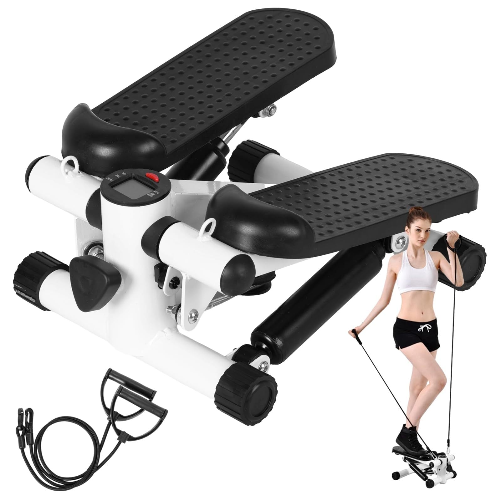 Stepper household silent small female slimming leg weight loss artifact multi-function in-situ mountain climbing foot exercise fitness equipment